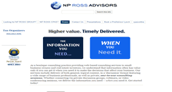 Desktop Screenshot of advisors.npross.com